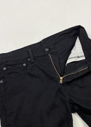 Levi's 512 новые оригинальные мужские джинсы slim taper black pants5 фото