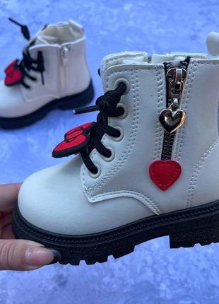 Ботинки з кольоровою підошвою дитячі 22-27 р