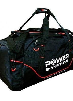 Спортивна сумка power system ps-7010 gym bag magna black/red 1tap
