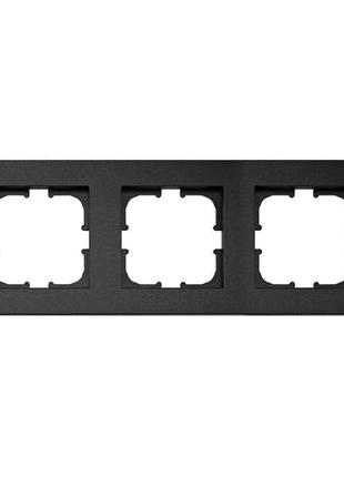 Рамка п'ятерна  чорний karell