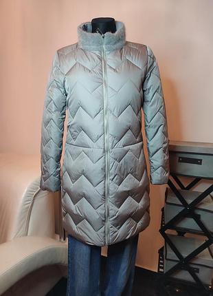 Стильная куртка удлиненная пуховик демисезонная ❤️