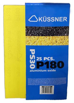 Наждачная бумага kussner ps30, р180, 115 x 280 мм, уп. 25 шт.