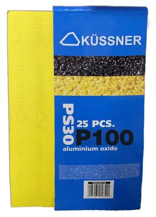 Наждачная бумага kussner ps30, р100, 115 x 280 мм, уп. 25 шт.