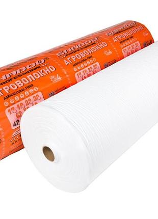 Агроволокно  30 г/м²  4.2 х 100 м с усиленным краем  "shadow" белый спанбонд для огорода