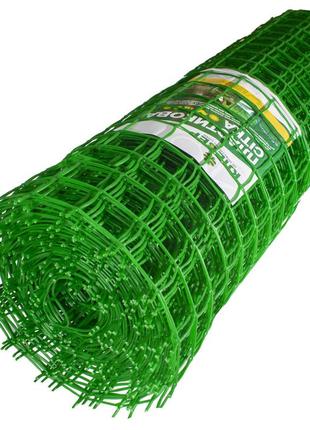 Сетка 50*50 пластмассовая 1.0х20 м (зеленая) квадрат