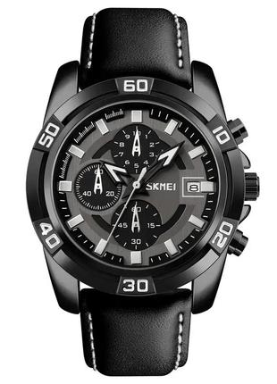 Мужские часы skmei 9156 avalon черный 1tap