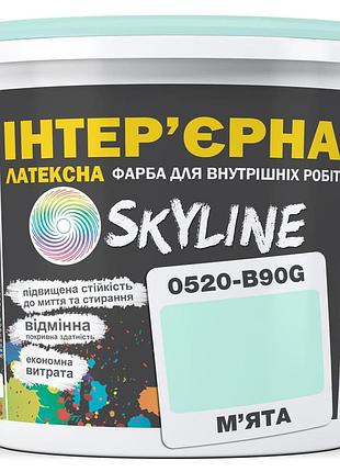 Фарба інтер'єрна латексна skyline 0520-b90g м'ята 5л