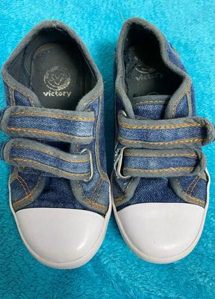 Кеды джинсовые детские 2