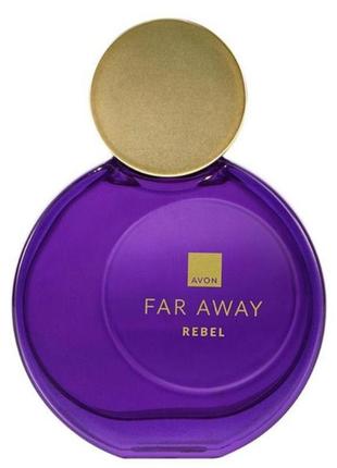 Жіноча парфумована вода avon far away rebel, 50 мл