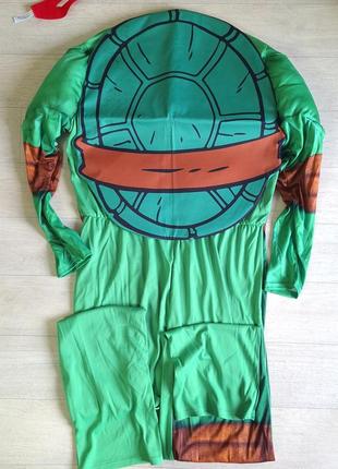 Карнавальный костюм черепашки ниндзя для аниматоров от nickelodeon размер указан м.
