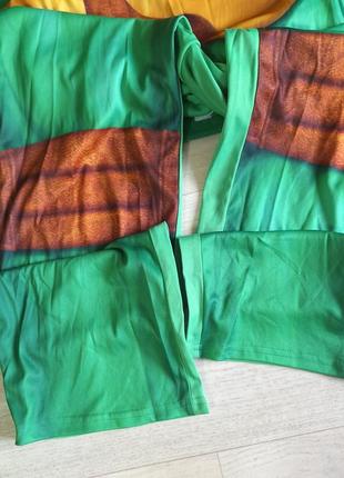 Карнавальный костюм черепашки ниндзя для аниматоров от nickelodeon размер указан м.