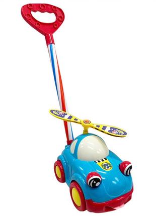 Игрушка-каталочка "спорт-кар" 373-1(blue) на палочке, длина ручки 54 см 1tap