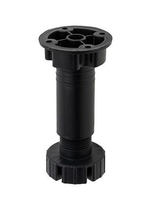 Ножка кухоная пластиковая h-100мм чёрная