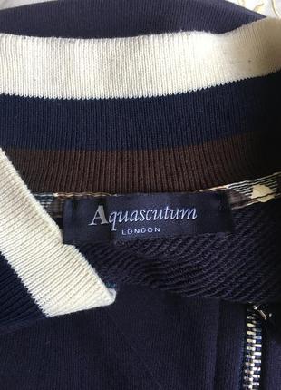 Фулл зип свитшот aquascutum 2500ae made in italy 7