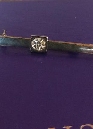 Вишукана,вінтажна  брошка- планка у стилі арт- деко. англія.