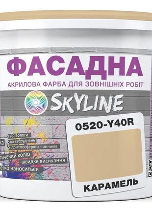 Фарба акрил-латексна фасадна skyline 0520-y340r карамель 3л