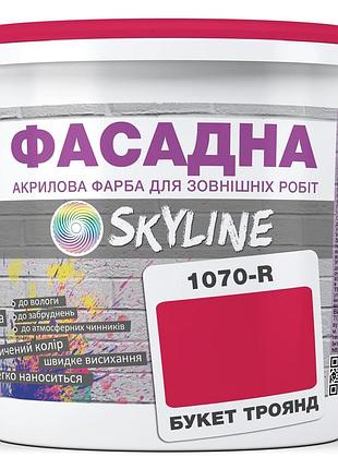 Фарба акрил-латексна фасадна skyline 1070-r (c) букет троянд 5л