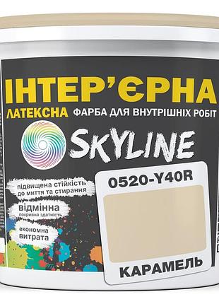 Фарба інтер'єрна латексна skyline 0520-y40r карамель 10л