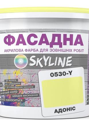 Фарба акрил-латексна фасадна skyline 0530-y адоніс 1л