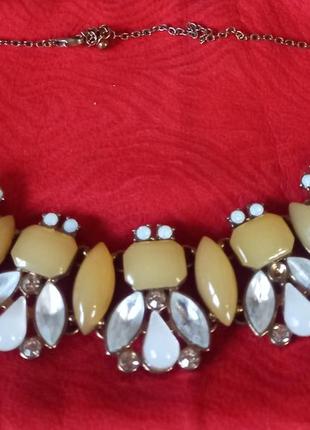 Сяюче,вінтажне колье. америка.