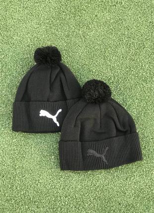 Шапка puma чорна5 фото