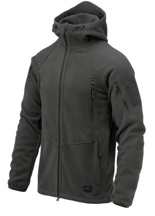 Флісова кофта helikon patriot mk2 hybrid fleece - shadow grey/black/ куртка patriot - double fleece h2117