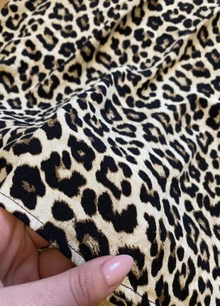 Юбка леопардовая меди3 фото