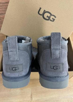 Жіночі уггі classic ultra mini grey сірі жіночі уггі жіночі уггі