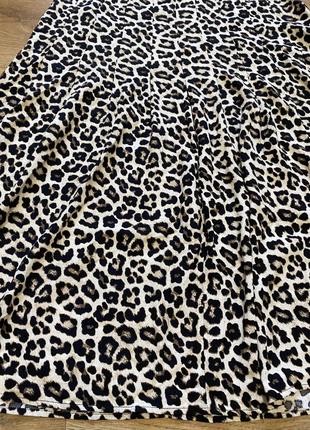 Юбка леопардовая меди2 фото