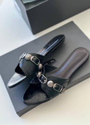 Розкішні мюлі мюли в стиле balenciaga