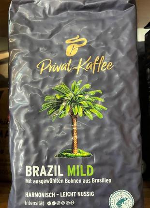 Кофе в зернах tchibo privat kaffee brazil mild 0,5 кг1 фото