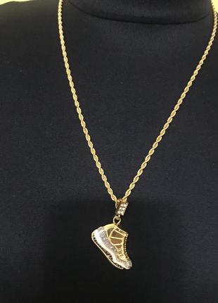 Массивная цепочка с подвеской2 фото