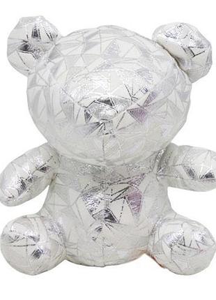 М'яка іграшка "ведмедик ларрі", сріблястий