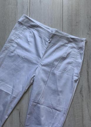 Белые бриджи летние брюки