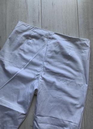 Белые бриджи летние брюки5 фото