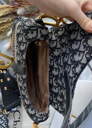 Жіноча сумочка saddle logo9 фото