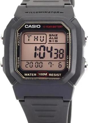 Часы casio w-800hg-9a. черный2 фото