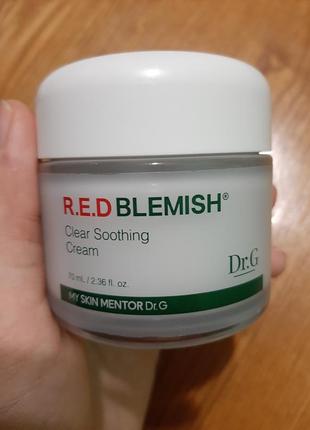 Dr.g red blemish clear soothing cream – увлажняющий гель-крем для проблемной кожи
