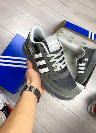 Adidas forum low gray2 фото