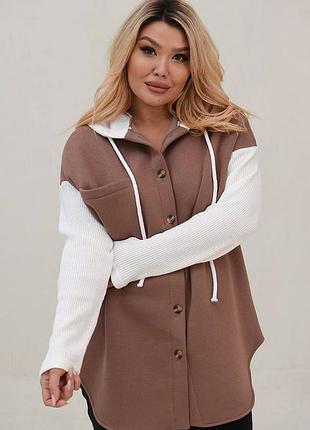 Стильна сорочка оверсайз