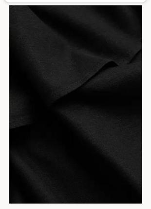 Брендовая льняная юбка h&m этикетка4 фото