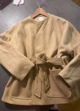 Кашемировое пальто с поясом h&m не zara кашемировое пальто на с