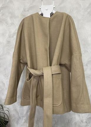 Кашемировое пальто с поясом h&m не zara кашемировое пальто на с