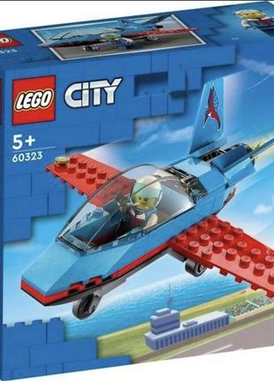Конструктор lego city каскадерский самолет 60323