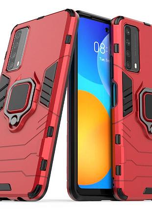 Ударопрочный чехол transformer ring for magnet для huawei p smart (2021) 2
