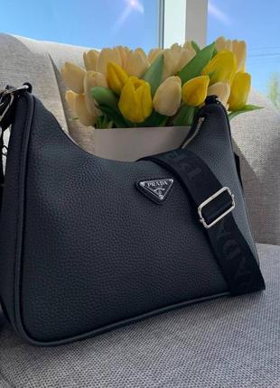 Сумка жіноча prada 26*17*6 чорна