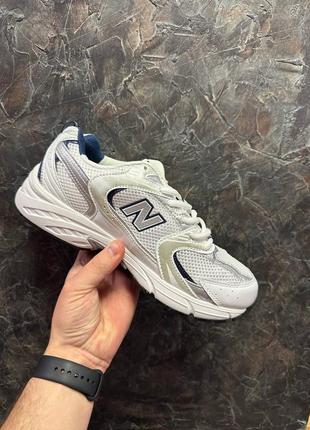 Топ 🔥 спортивні кросівки new balance white silver2 фото