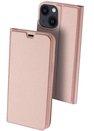 Чехол-книжка dux ducis с карманом для визиток для apple iphone 14 / 13 (6.1")