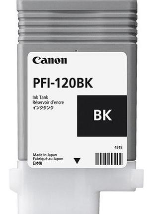 Картридж canon pfi-120bk для tm-200/300, black, 90 мл