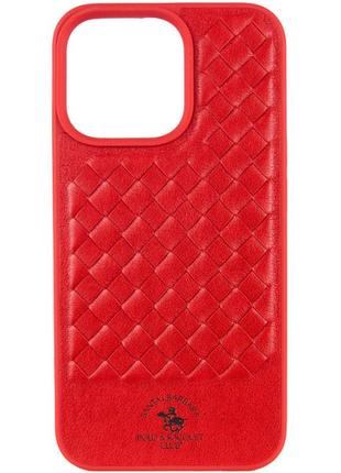 Кожаный чехол polo santa barbara для apple iphone 13 pro max (6.7")